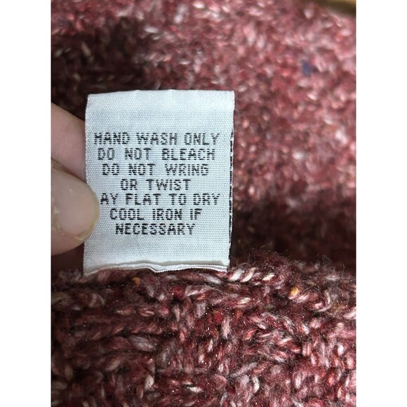 Habitat Clothes To Live In Knit Cardigan Sweater Vest Lg Open Artsy Lagenlook - Picture 7 of 7